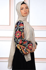 Striped Chiffon Shawl - Lightweight & Versatile - TryAladdin