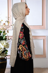 Striped Chiffon Shawl - Lightweight & Versatile - TryAladdin