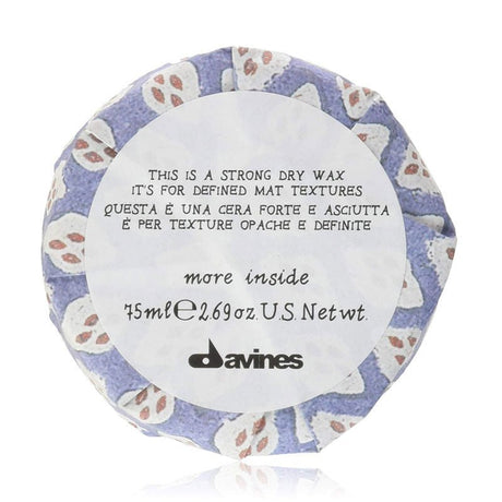 Strong Hold Dry Hair Wax - 75ml Matte Finish Styling - TryAladdin