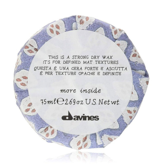 Strong Hold Dry Hair Wax - 75ml Matte Finish Styling - TryAladdin