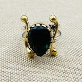 Stunning Zircon Stone Green Ring for Women