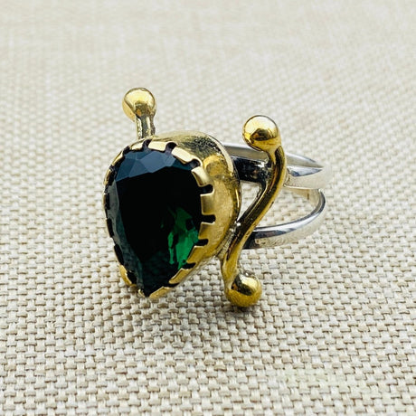 Stunning Zircon Stone Green Ring for Women