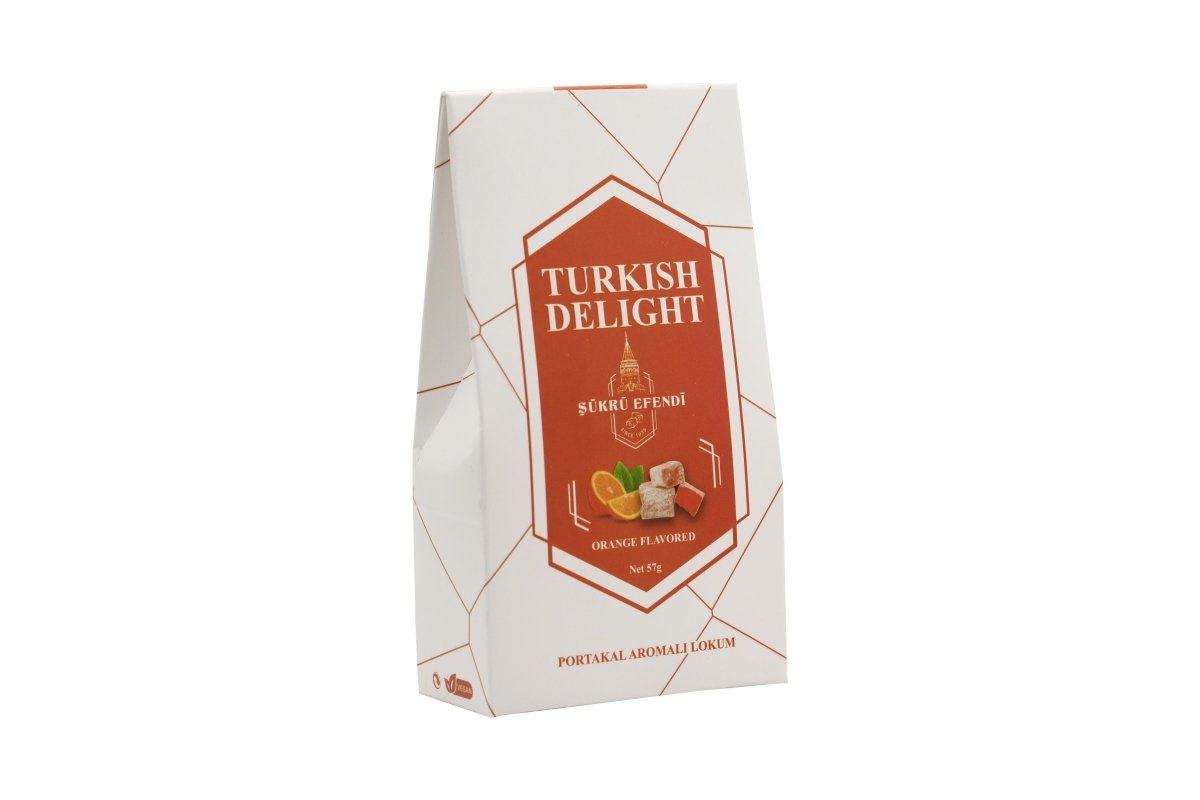 Sukru Efendi 1935 | Open and Enjoy Turkish Delight Orange Flavored