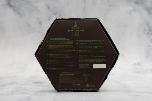 Sukru Efendi 1935 | Turkish Delight Hexagonal Box Chocolate Coated Pistachio