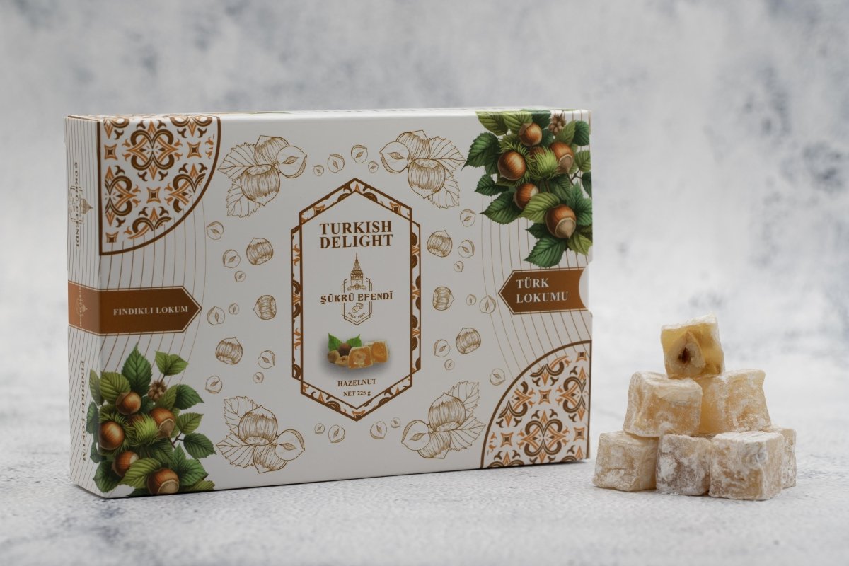 Sukru Efendi 1935 | Turkish Delight Rectangular Box Hazelnut