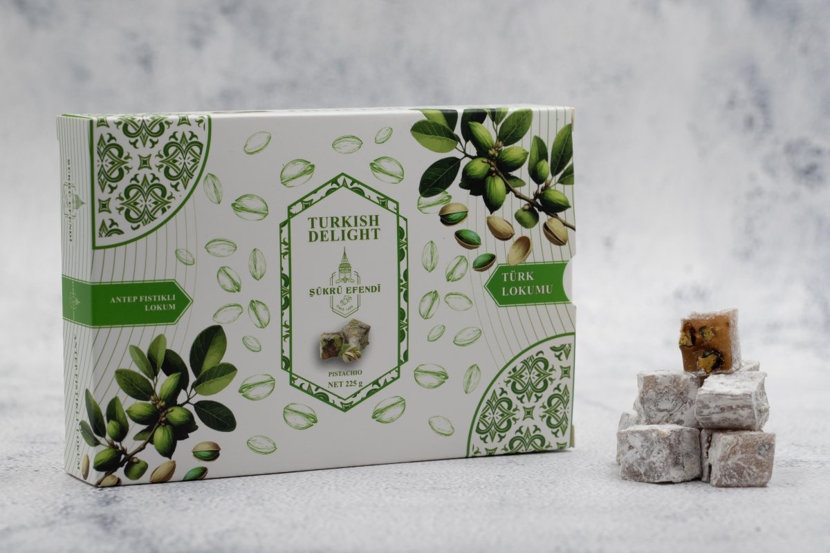 Sukru Efendi 1935 | Turkish Delight Rectangular Box Pistachio