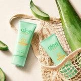 Sun Cream - Hydrating & Waterproof SPF50+ with Aloe Vera - TryAladdin