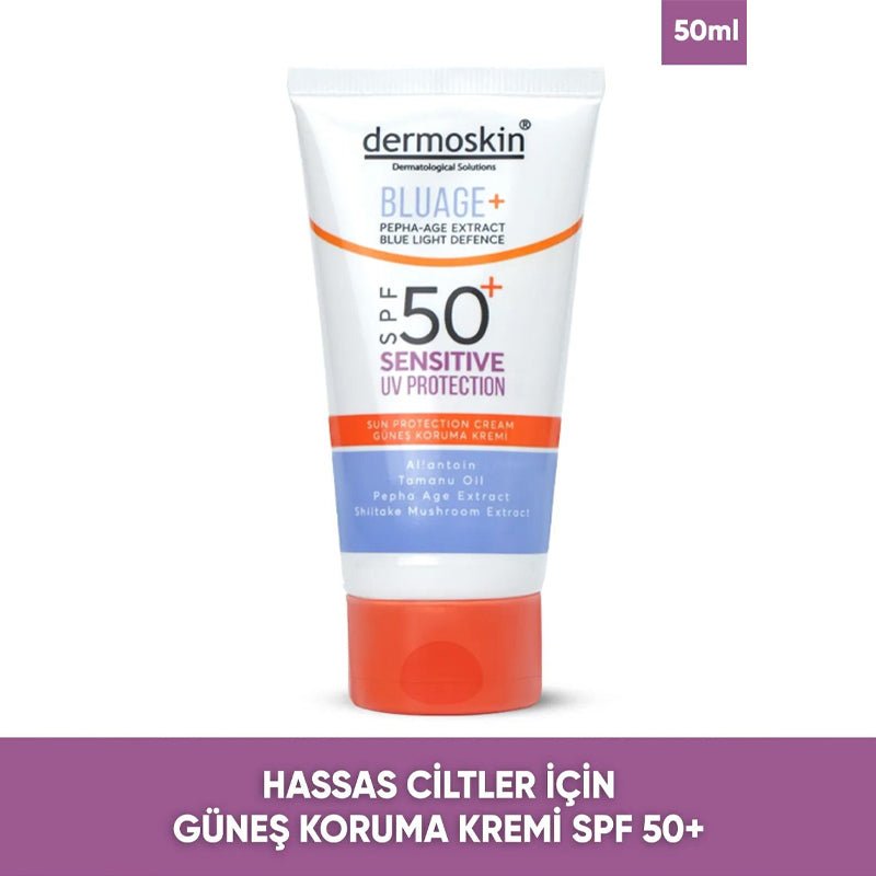 Sun Cream - SPF50+ Broad Spectrum UV & Blue Light Protection for Sensitive Skin - TryAladdin