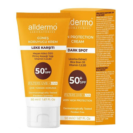 Sun Protection Cream - Dark Spot Defense SPF 50+ with Niacinamide - TryAladdin