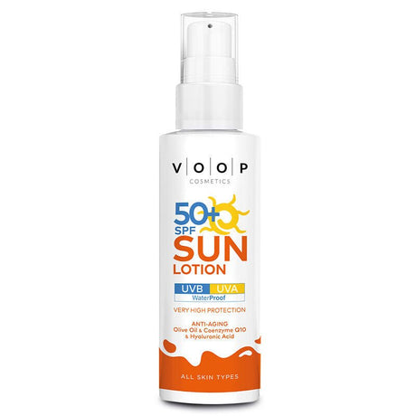Sun Protection Lotion - Broad Spectrum SPF 50+ with Olive Oil & CoQ10 - TryAladdin