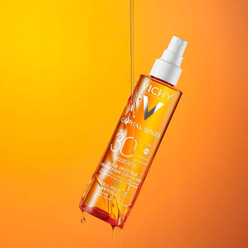 Sun Protection Oil - Invisible Finish with Squalene & Vitamin A SPF 30+ - TryAladdin