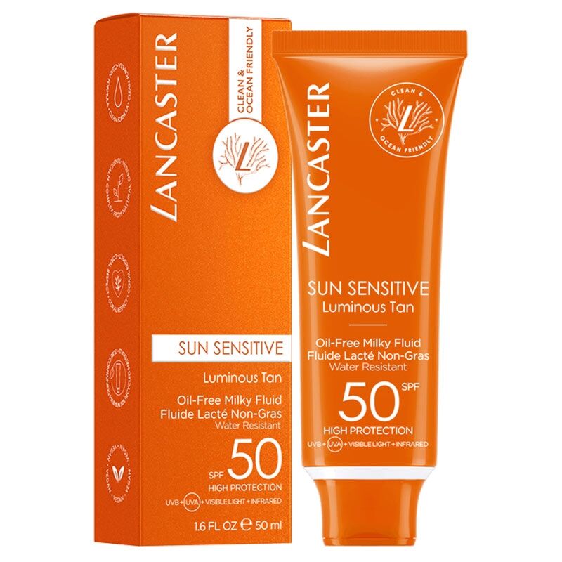 Sun Sensitive Milky Fluid - SPF50 High Protection & Radiant Tan - TryAladdin