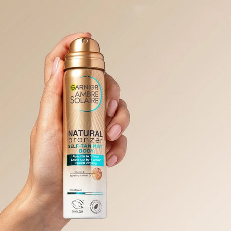 Sunless Bronzing Spray - Natural Radiant Tan with Vitamin E & Apricot Oil - TryAladdin