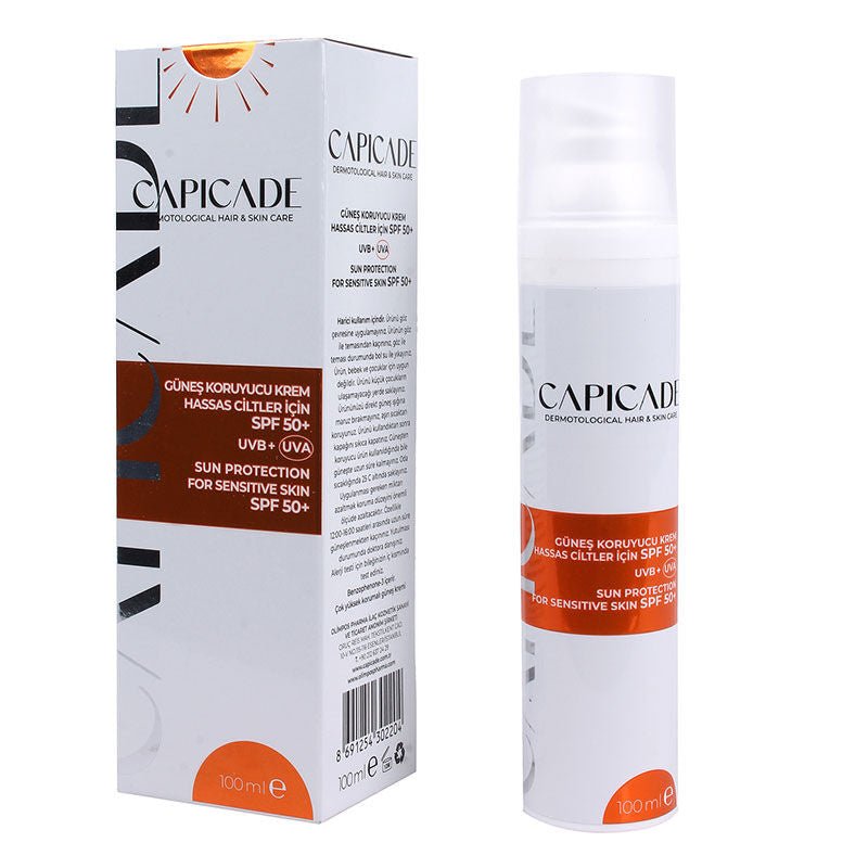 Sunscreen Cream SPF 50+ - Sensitive Skin, Hydrating & Brightening - TryAladdin