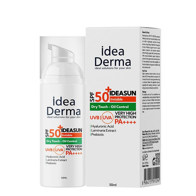 Sunscreen - Dry Touch SPF50+ Mattifying Cream with Hyaluronic Acid & Prebiotics - TryAladdin