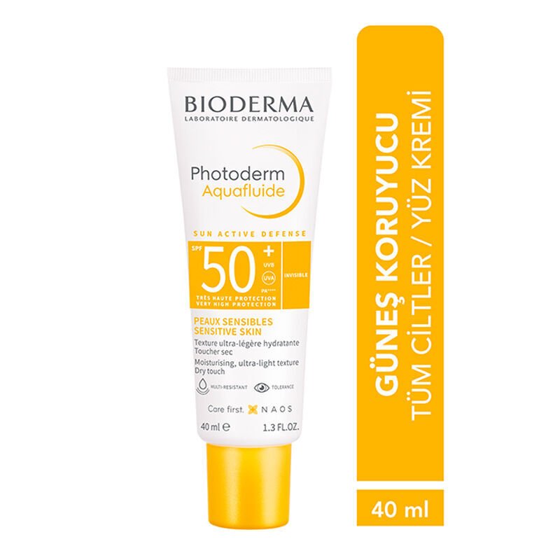 Sunscreen - High Protection Anti - Shine Water - Based Fluid SPF50+ - TryAladdin