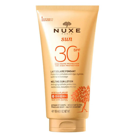 Sunscreen Milk - SPF 30 UVA/UVB Protection with Tanning & Anti - Aging Care - TryAladdin
