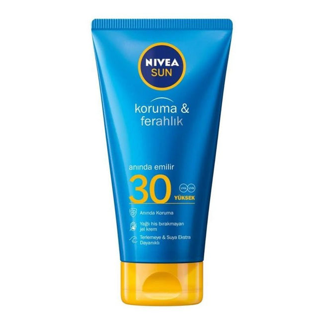 Sunscreen - SPF 30 Non - Greasy, Water - Resistant Gel Cream - TryAladdin