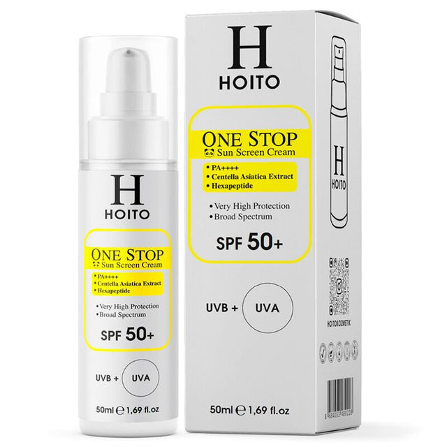 Sunscreen SPF50+ - Brightening & Firming Cream with Vitamin E & HA - TryAladdin