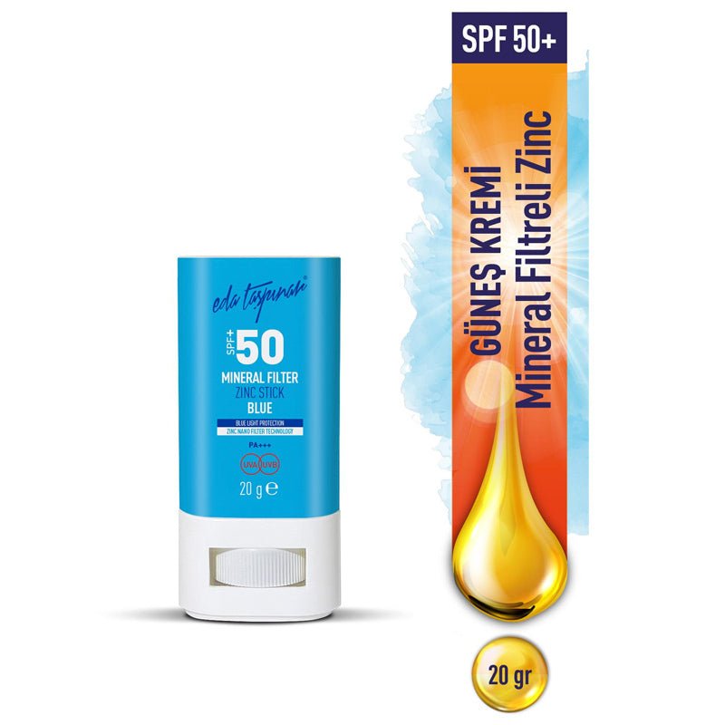 Sunscreen Stick - SPF 50+ Mineral Filter with Blue Light & Zinc Nano Protection - TryAladdin