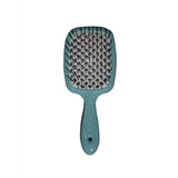 Superbrush Detangling Hair Brush for Wet & Dry Hair - Turquoise & White - TryAladdin