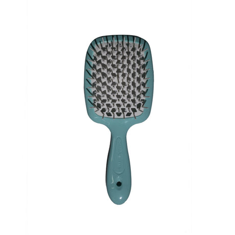 Superbrush Detangling Hair Brush for Wet & Dry Hair - Turquoise & White - TryAladdin