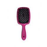 Superbrush Detangling Hair Brush - Pink & Black Ventilated Design - TryAladdin