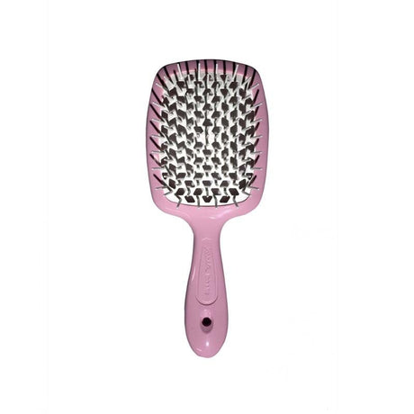 Superbrush Hair Detangler & Dryer Brush - Pink & White - TryAladdin