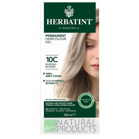 Swedish Blonde Permanent Hair Color Dye 10C - TryAladdin