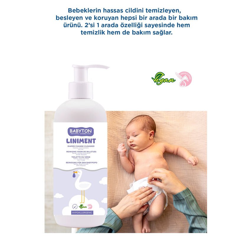 Sweet Almond Oil Diaper Cleanser - Gentle Newborn Safe No - Rinse Lotion - TryAladdin