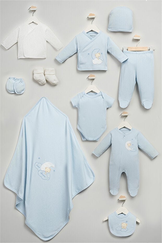 Sweet Dreams Premium Newborn Layette Set - 10 - Piece Boxed Gift Collection - TryAladdin