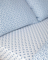 Professional Easy Iron Double Duvet Cover Set   Blue