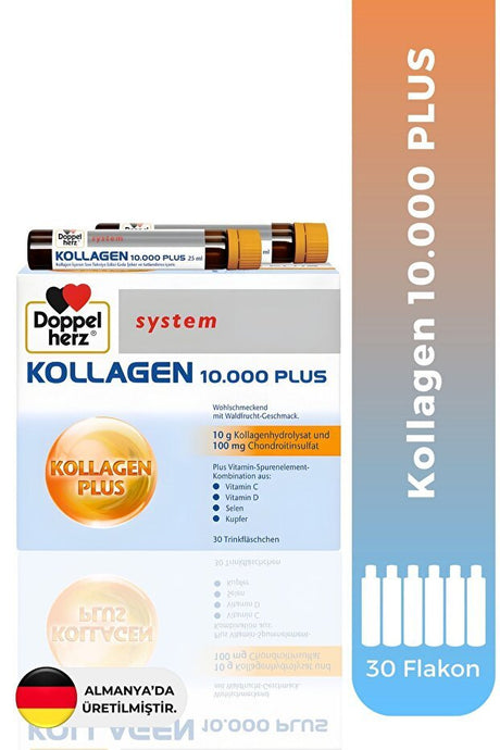 System Kollagen 10.000 Plus - 30 x 25ml Liquid Flacons - TryAladdin
