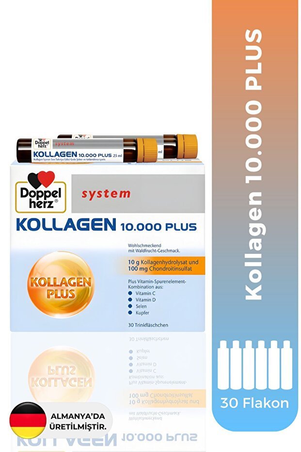 System Kollagen 10.000 Plus - 30 x 25ml Liquid Flacons - TryAladdin
