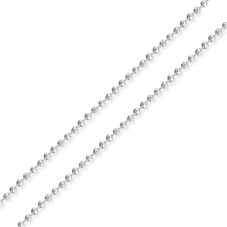 Chain - Sterling Silver Faceted Ball Link