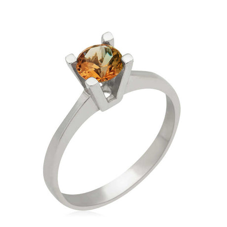 Solitaire Ring - Sterling Silver Zultanite Gemstone