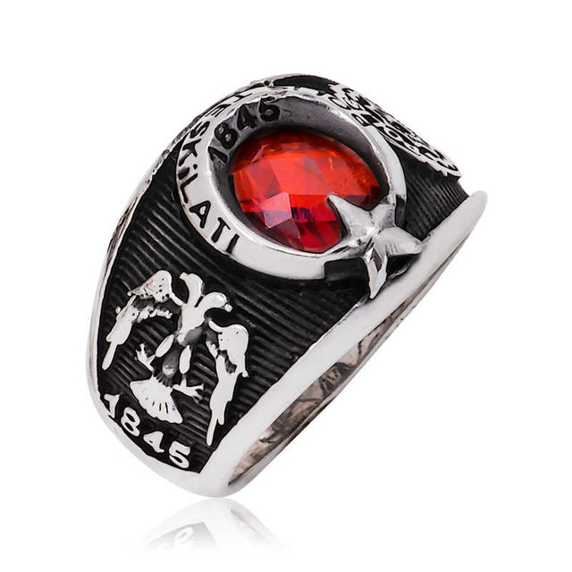 Professional Sterling Silver Turkish Police Commemorative Ring