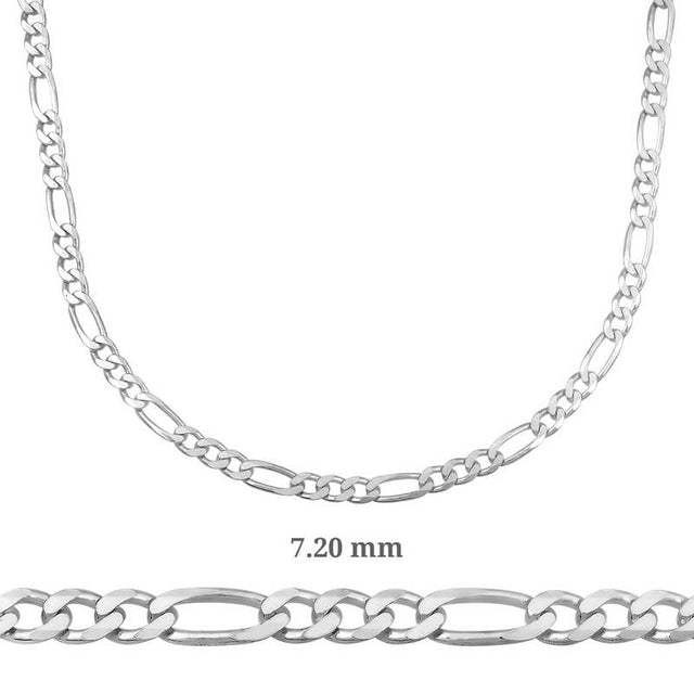 Chain - Sterling Silver Classic Figaro Link Necklace