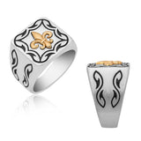 Premium Sterling Silver Fleur de Lis Men's Ring
