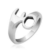 Sterling Silver Mechanic Wrench Men's Ring