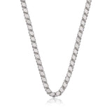 Necklace - Sterling Silver Shimmering Sequined Chain