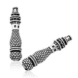 Sterling Silver Minaret Tesbih Imam Bead - Ottoman Architectural Style