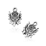 Sterling Silver Ottoman Coat of Arms Charm - Intricate Historical Design