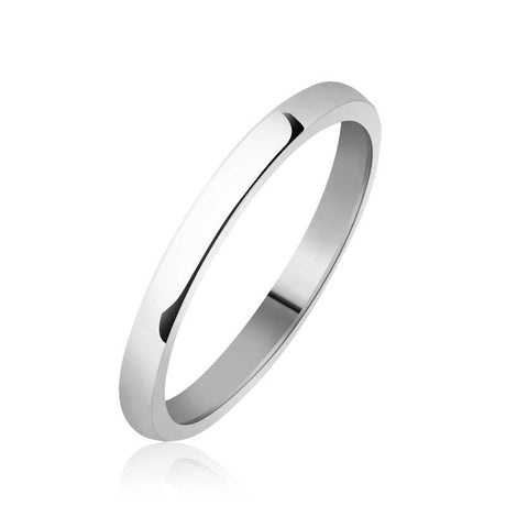 Ring - Sterling Silver Classic Domed Wedding Band
