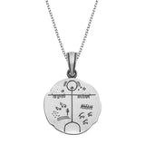 Necklace - Sterling Silver Gok Tengri Symbolic Pendant