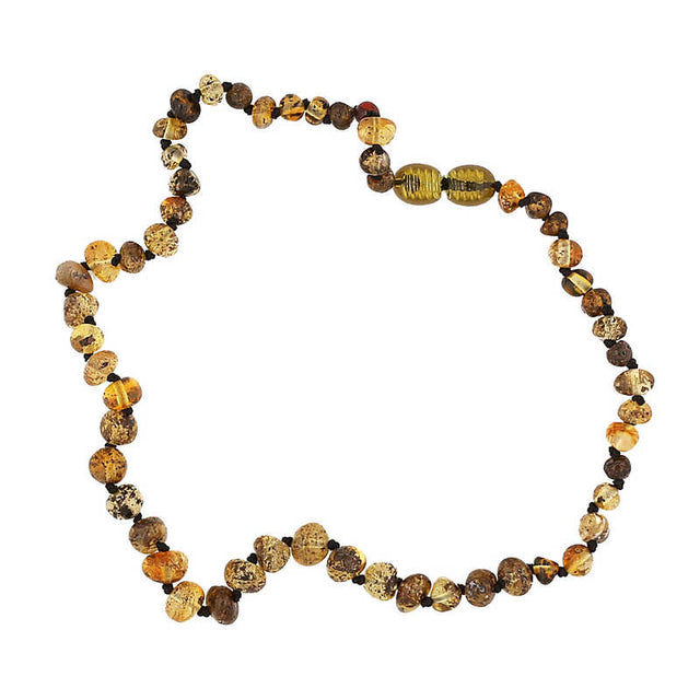 Amber Beaded Necklace - Natural Organic Style