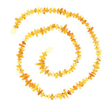 Necklace - Natural Baltic Amber Chip Organic Bohemian Style