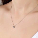 Necklace - Zirconia from Swarovski Star Pendant, Sterling Silver