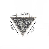 Sterling Silver Tuğra Amulet Necklace - Ottoman Inspired Pendant