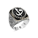 Professional Sterling Silver Elif Vav Men's Ring
